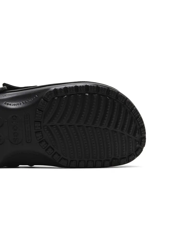 Кроссовки Crocs BEAMS x Classic Clog 'Leather Riders' — изображение 6 из 9, черный