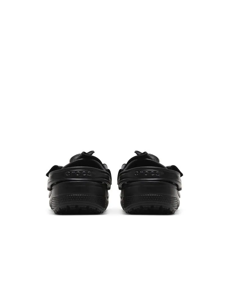 Кроссовки Crocs BEAMS x Classic Clog 'Leather Riders' — изображение 7 из 9, черный