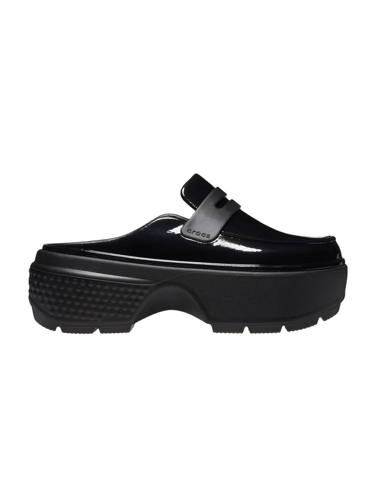 Лоферы Stomp High Shine Loafer 'Black' — изображение 1 из 1, черный