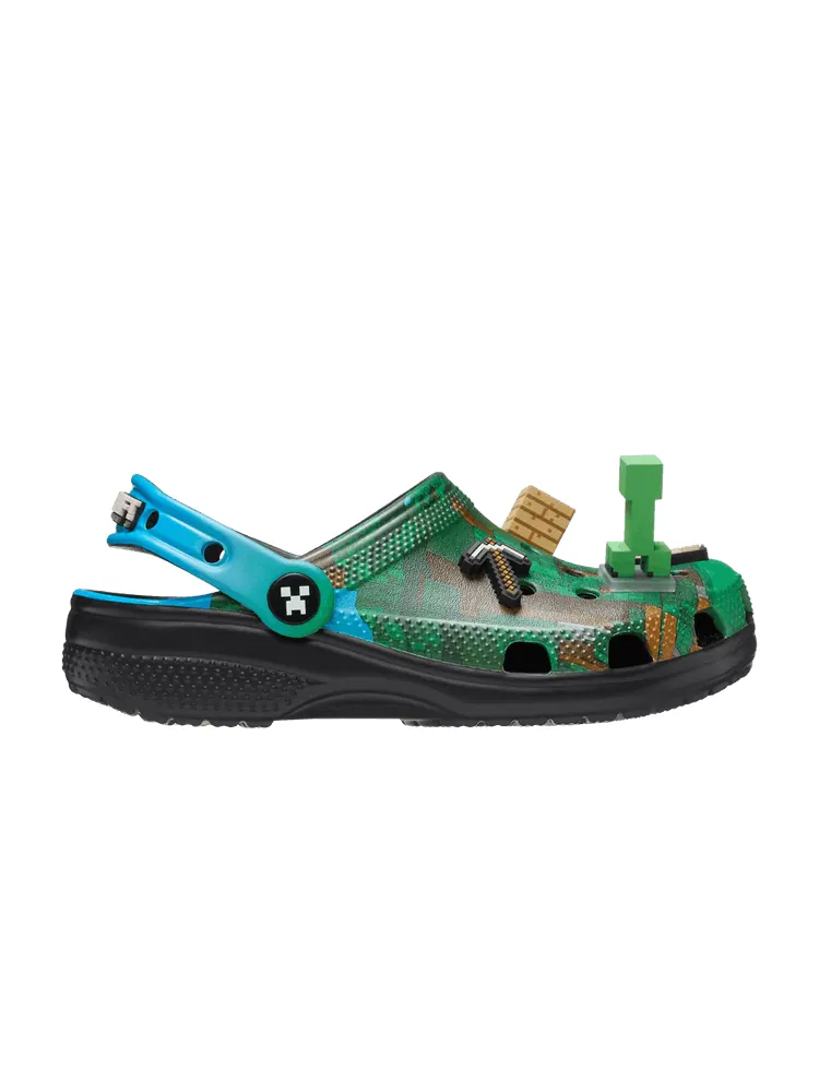 Кроссовки Minecraft x Classic Clog Kids 'Green Blue'