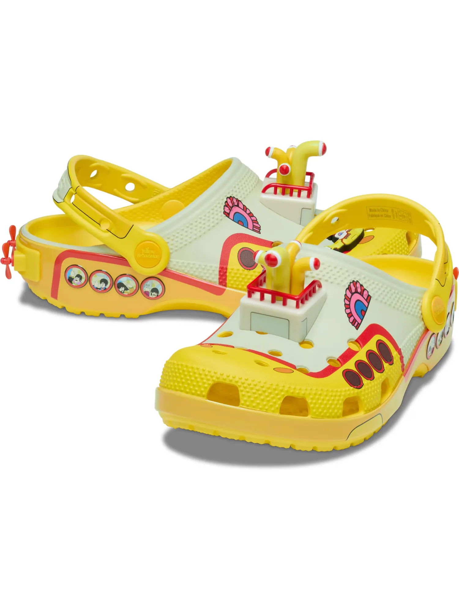 Сабо унисекс Crocs x The Beatles Yellow Submarine — изображение 2 из 7, желтый