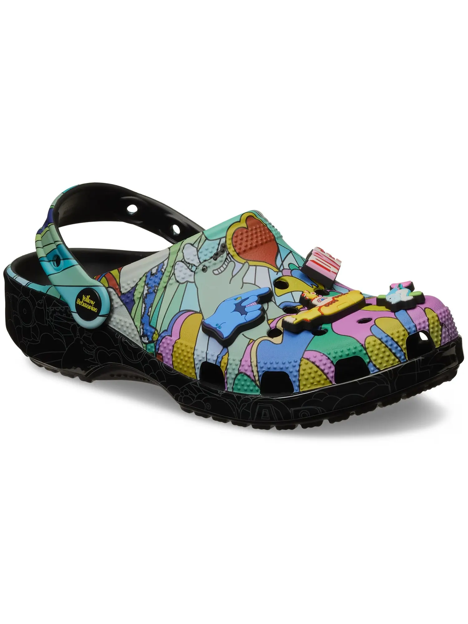 Сабо унисекс The Beatles x Crocs: Love — изображение 5 из 7, черный/мультиколор