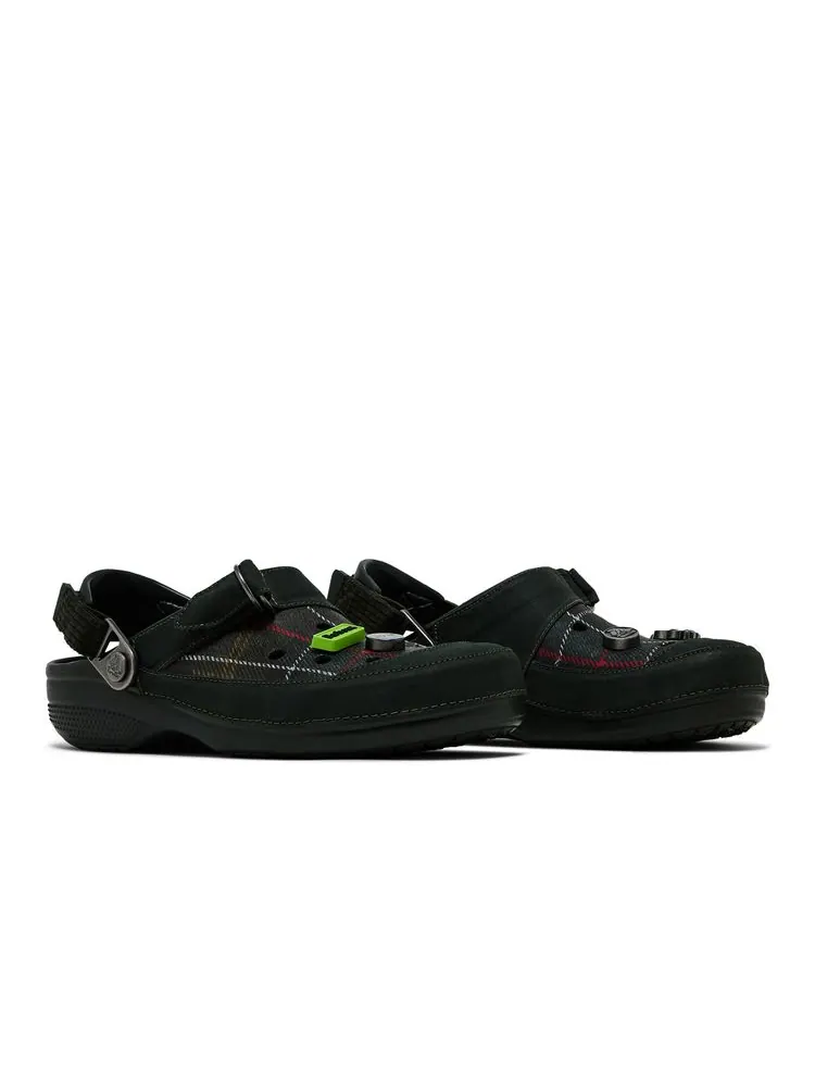 Кроссовки Barbour x Classic Clog 'Kelp Plaid' — изображение 8 из 8, плед из ламинарии