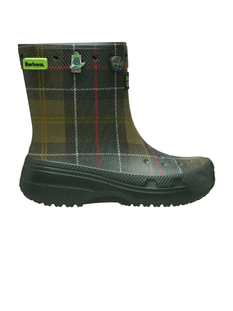 Ботинки Barbour x Classic Boot 'Kelp Plaid' — изображение 1 из 1, плед из ламинарии