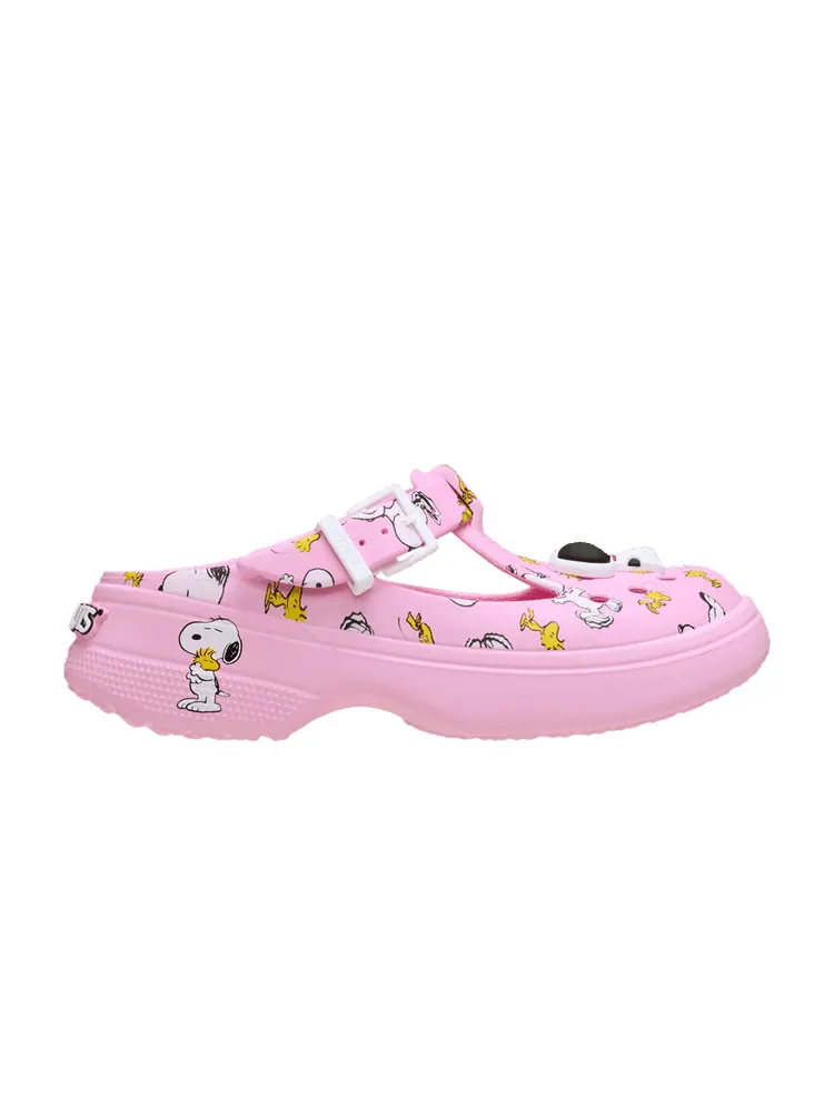 Кроссовки Peanuts x Mary Jane Clog 'Pink' — изображение 1 из 1, розовый