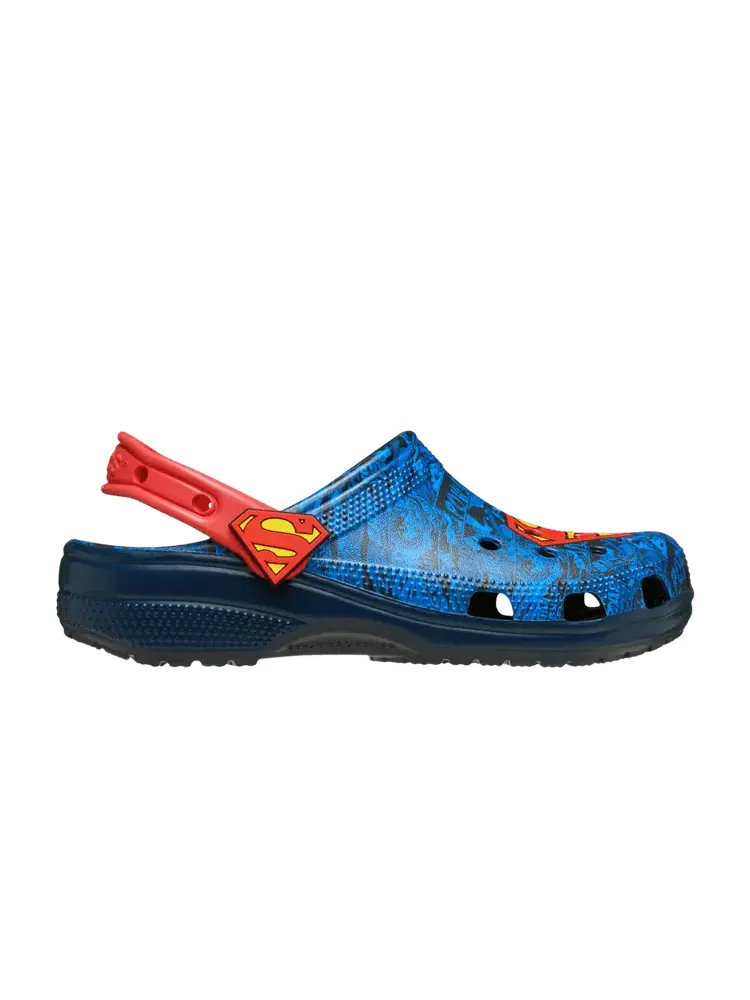 Кроссовки Crocs DC Comics x Classic Clog 'Superman' — изображение 1 из 1, синий/красный