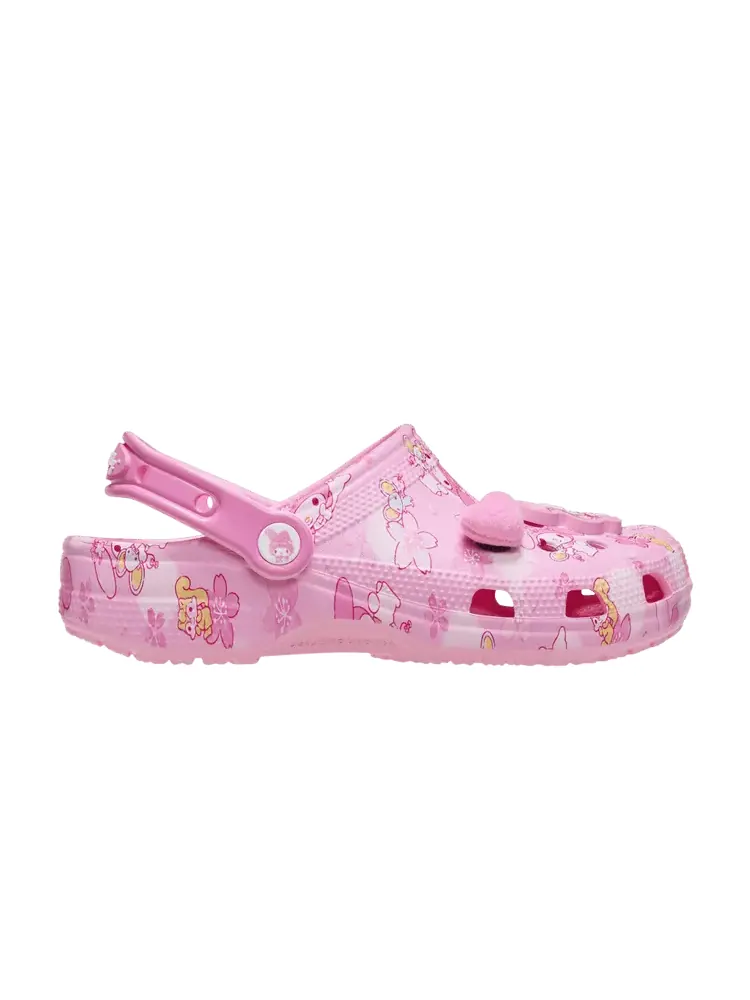 Кроссовки Crocs Sanrio x Classic Clog 'My Melody' — изображение 1 из 1, розовый