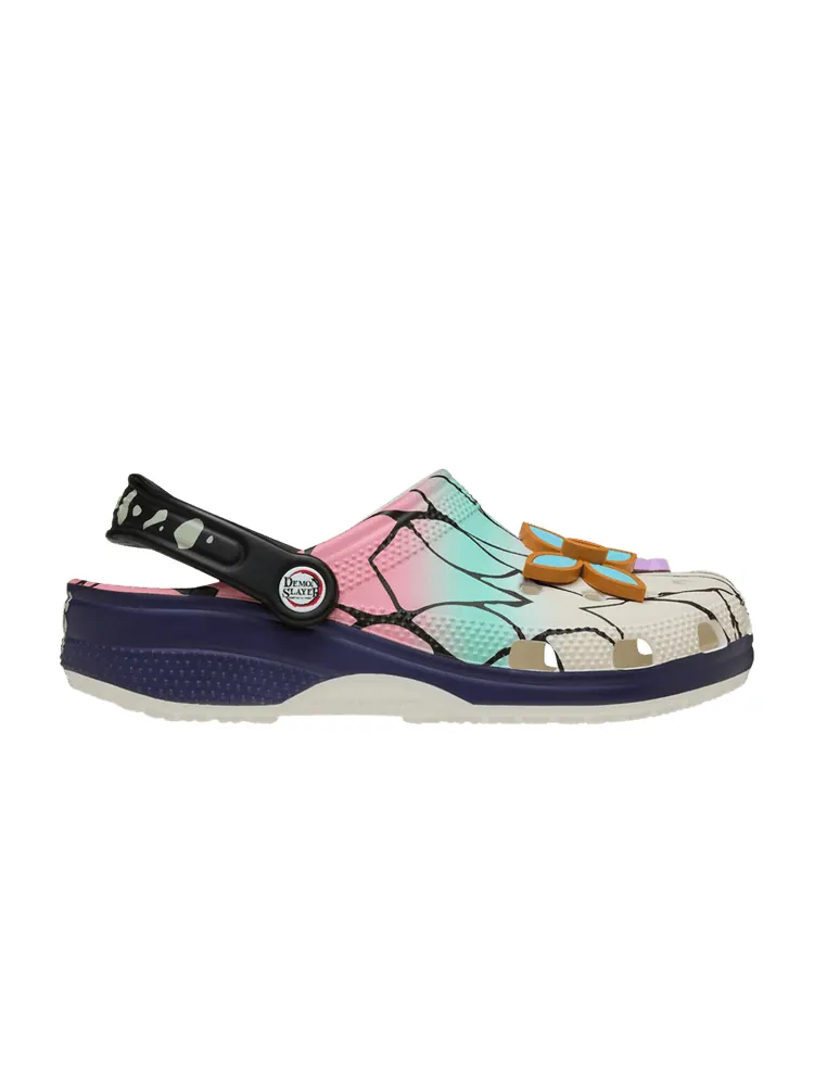 Кроссовки Crocs Demon Slayer x Classic Clog 'Shinobu Kocho' — изображение 1 из 1, мульти