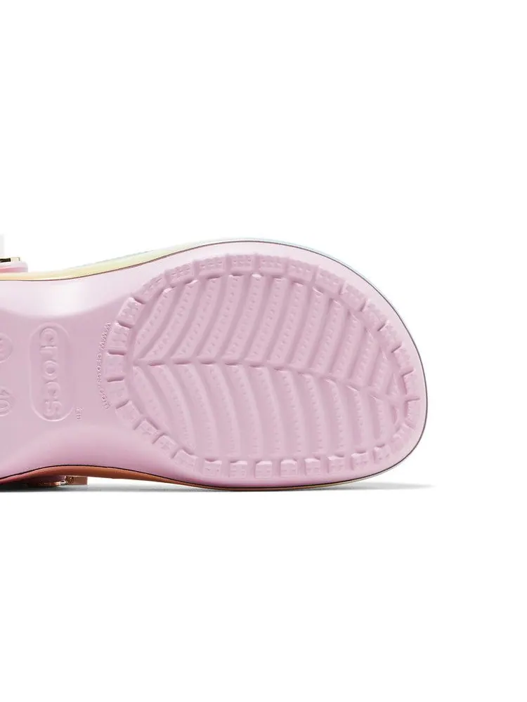 Кроссовки Crocs Pokémon x Wmns Classic Platform Clog 'Eevee' — изображение 6 из 9, розовый/мульти