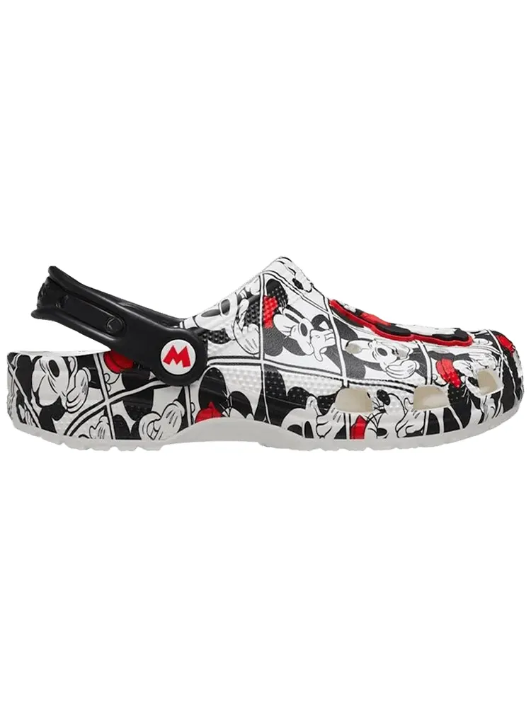 Классические сабо Disney x Crocs «Микки и друзья» - разноцветные белые