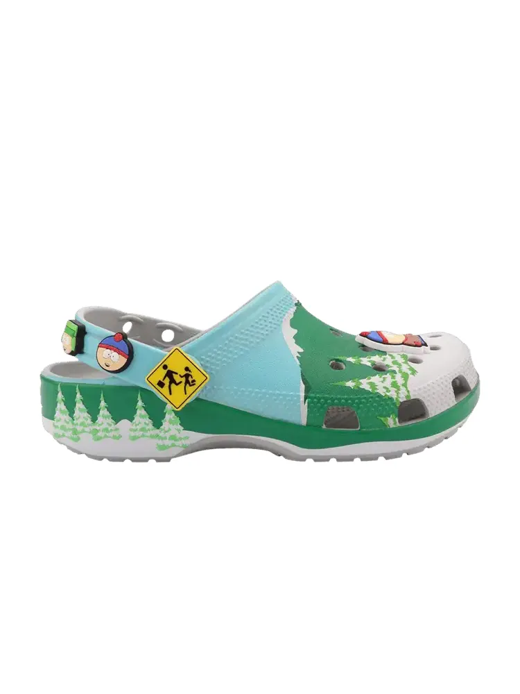 Сабо Crocs Classic Clog South Park x Crocs «The Boys» — изображение 1 из 2, зеленый