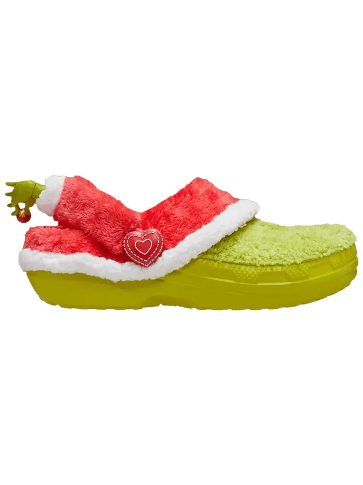 Классические сабо Grinch x Crocs с подкладкой «Кража Рождества»