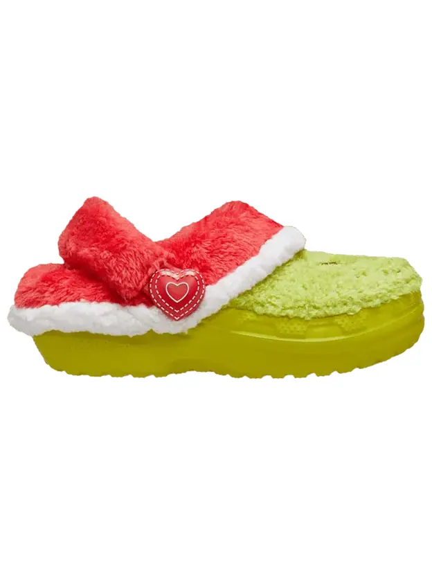 Кроссовки The Grinch x Crocs Classic Lined Clog Toddler
