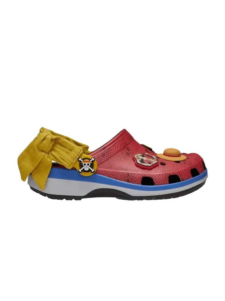Детские классические сабо One Piece x Crocs «Луффи» — изображение 1 из 1, красный
