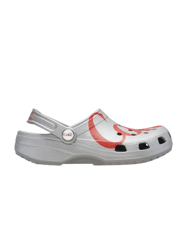 Diet Coke x Crocs Classic Clog 'Grey Red' — изображение 1 из 1, серый
