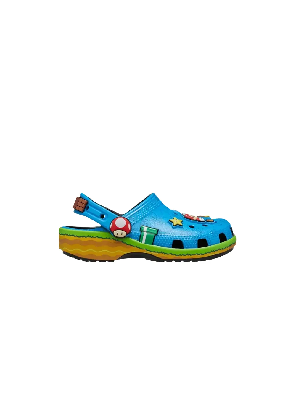 Детские сабо Super Mario x Crocs Classic Clog — изображение 1 из 1, синий мульти