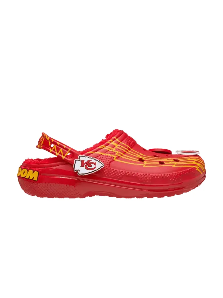 Кроссовки NFL x Crocs Classic Lined Clog, Kansas City Chiefs — изображение 1 из 1, красный