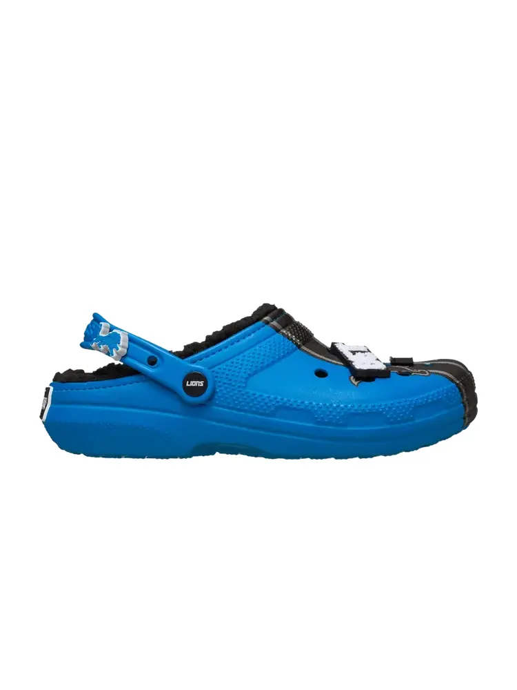 Кроссовки Crocs NFL x Classic Lined Clog, Detroit Lions — изображение 1 из 1, синий