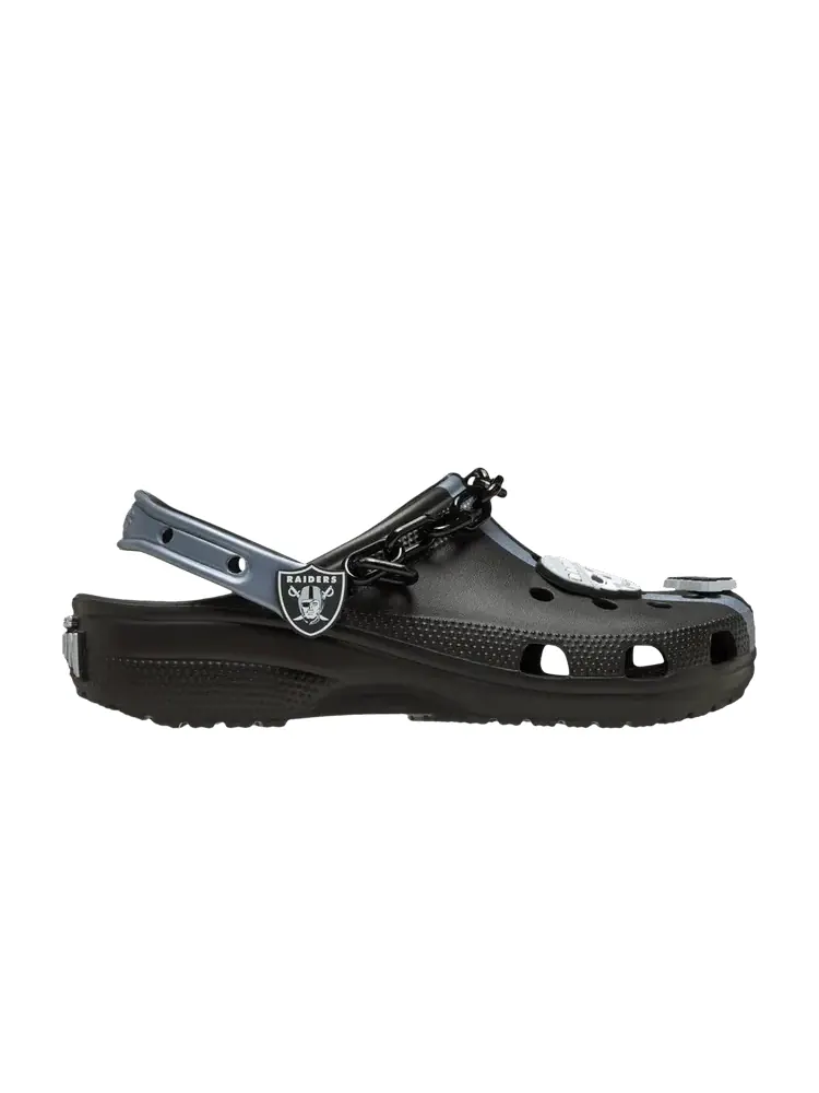 Кроссовки Crocs NFL x Classic Clog, Las Vegas Raiders — изображение 1 из 1, черный