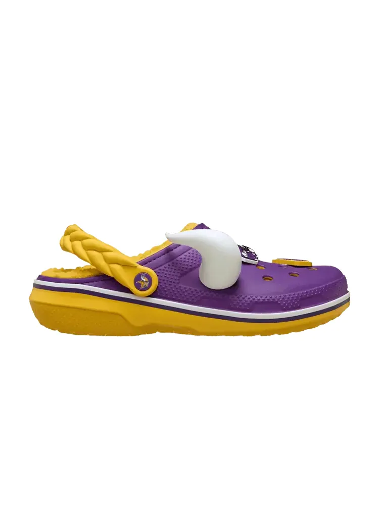 Кроссовки Crocs NFL x Classic Lined Clog, Minnesota Vikings — изображение 1 из 1, фиолетовый