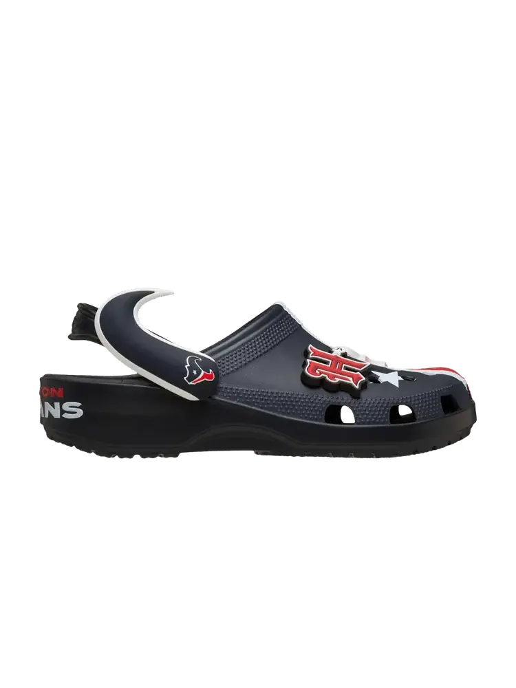 Кроссовки NFL x Crocs Classic Clog, Houston Texans — изображение 1 из 1, синий