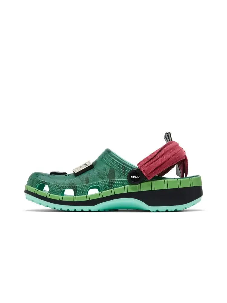 Сабо One Piece x Crocs 'Roronoa Zoro' — изображение 3 из 8, зеленый