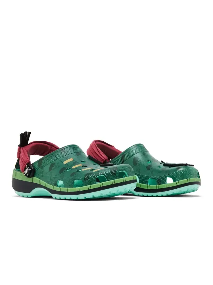 Сабо One Piece x Crocs 'Roronoa Zoro' — изображение 8 из 8, зеленый
