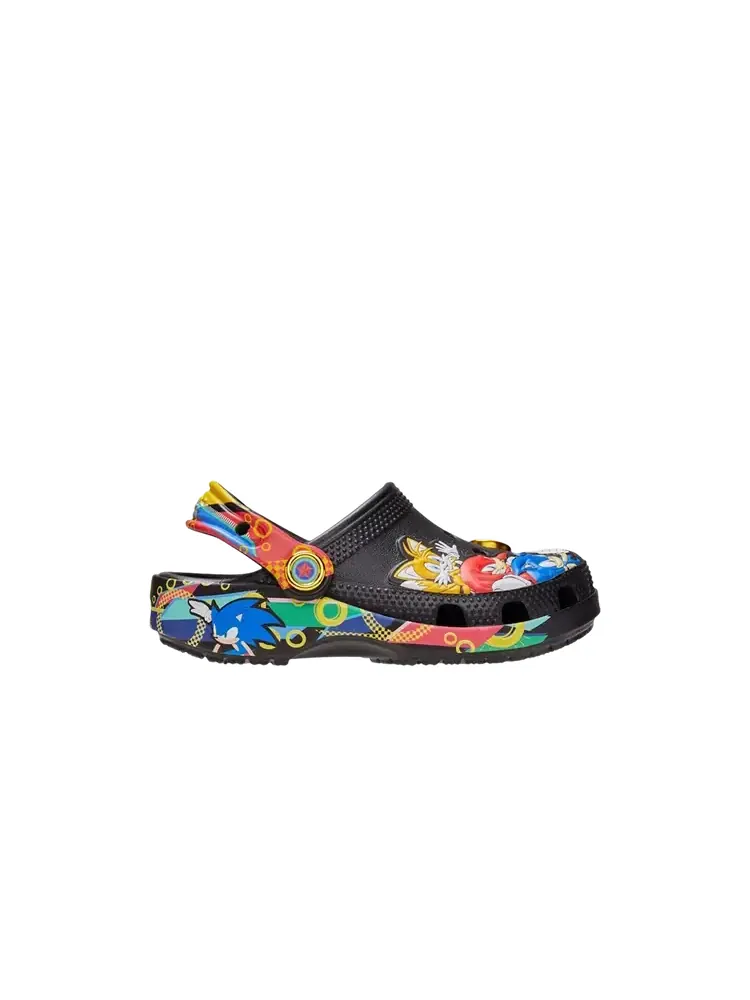 Сабо SEGA Sonic The Hedgehog x Crocs Classic Clog TD — изображение 1 из 1, черный мульти