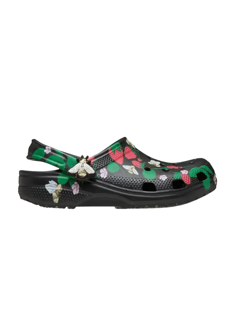 Классические сабо Crocs «Ягоды и пчелы» — изображение 1 из 1, черный