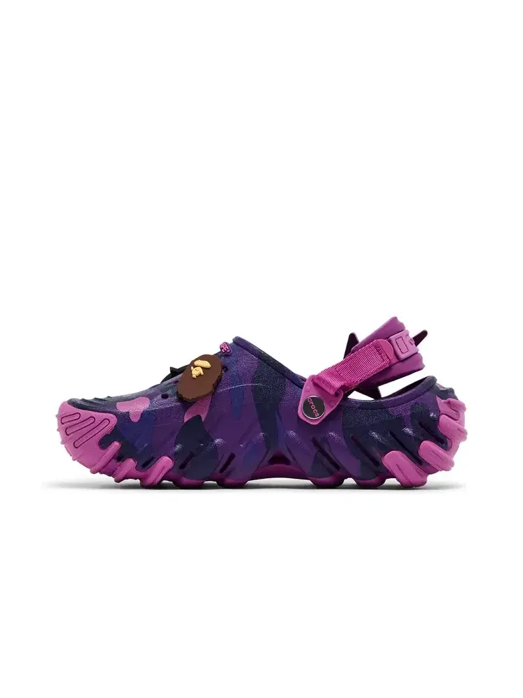 Сабо BAPE x Crocs Echo RO Clog — изображение 3 из 8, фиолетовый