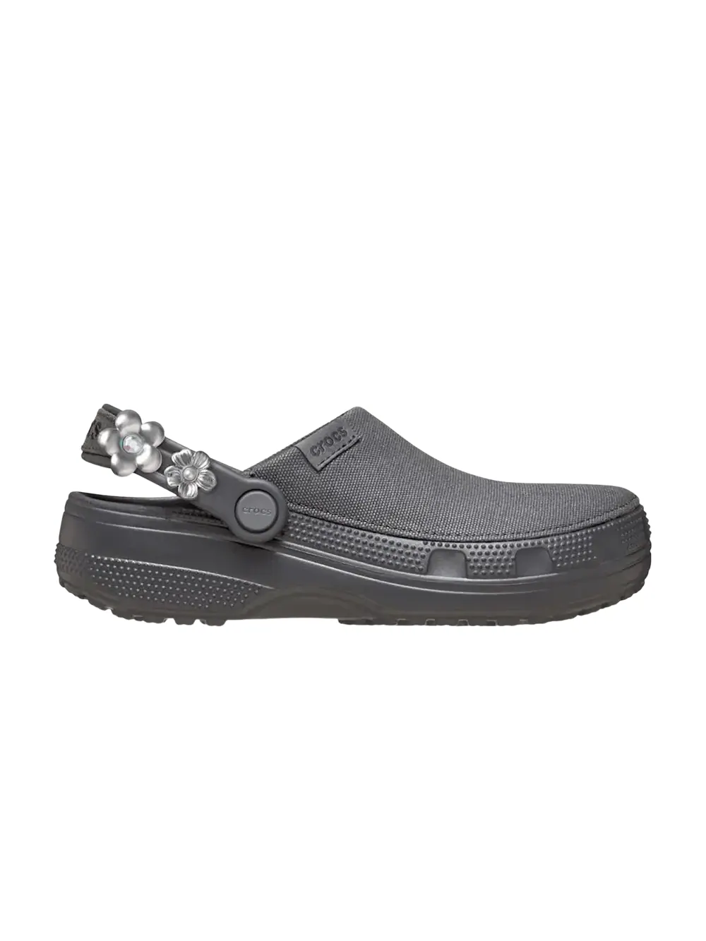 Сабо Crocs Crafted Silver Flowers Clog