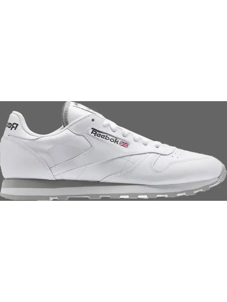 Кроссовки Reebok Classic Leather — изображение 1 из 1, белый-серый
