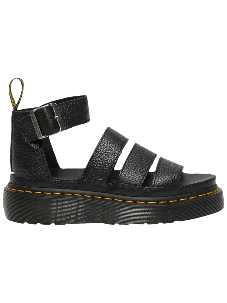 Сандалии Dr. Martens Clarissa 2 Leather Strap Sandal, кожаные ремешки — изображение 1 из 1, черный