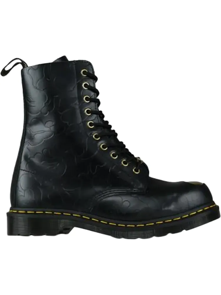 Ботинки Dr. Martens A Bathing Ape x 1490 Smooth Black — изображение 1 из 1, черный