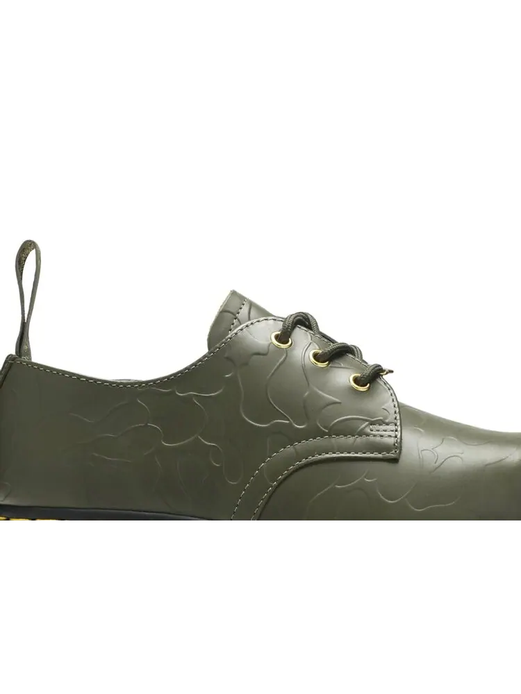 Кроссовки Dr. Martens Bape x Emboss 1461 Khaki — изображение 2 из 4, зеленый