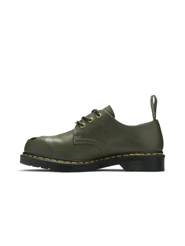 Кроссовки Dr. Martens Bape x Emboss 1461 Khaki — изображение 3 из 4, зеленый