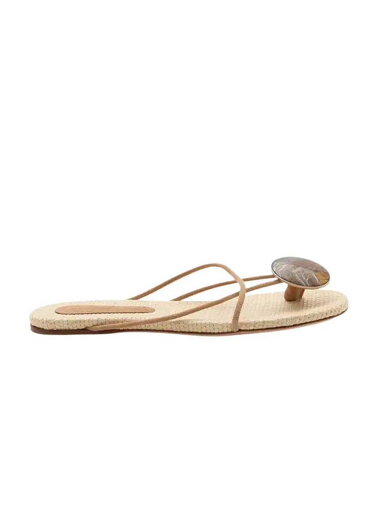 Шлепки Christopher Esber Wmns Doma Stoned Flat — прозрачный