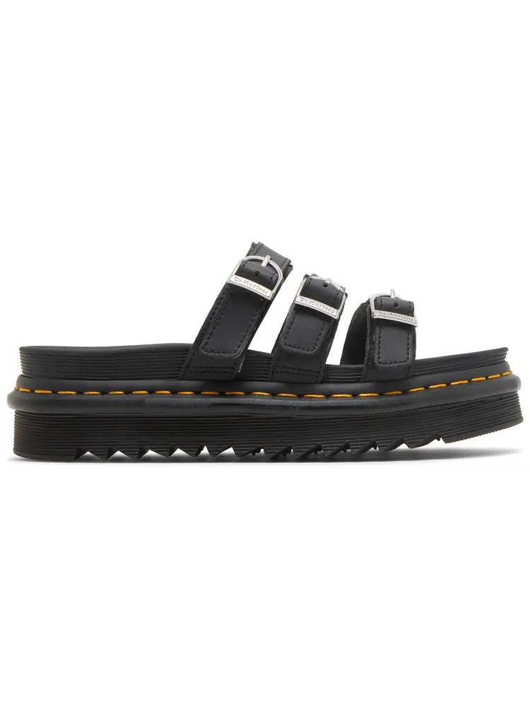 Шлепанцы женские Dr. Martens Blaire Slide Black Hydro — изображение 1 из 4, черный