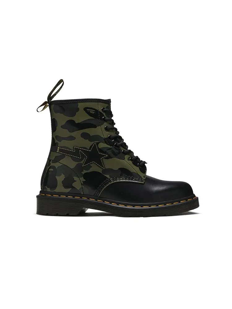 Ботинки Dr. Martens A Bathing Ape x 1460 Zip Camo — изображение 1 из 6, коричневый