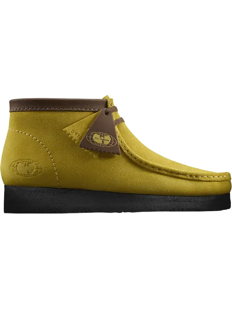 Кроссовки Clarks Wu Wear x Wallabee Yellow — изображение 1 из 1, желтый