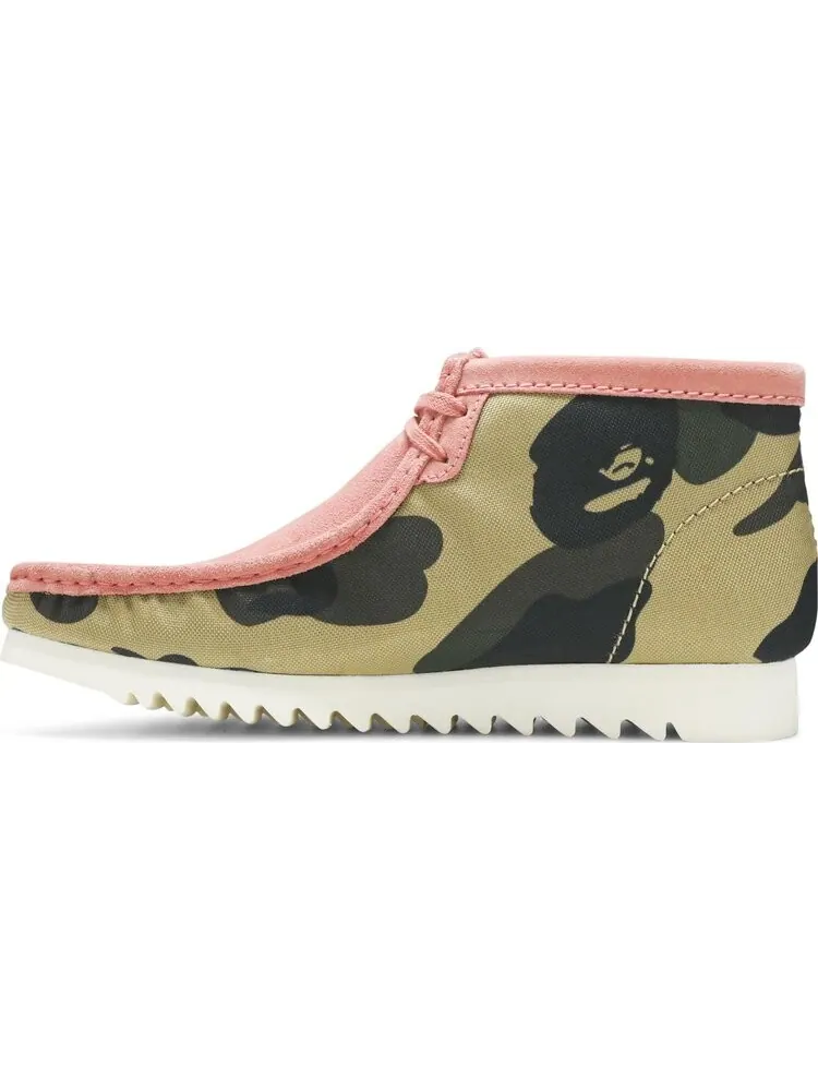 Кроссовки Clarks A Bathing Ape x Wallabee Coral Combi — изображение 3 из 8, мульти