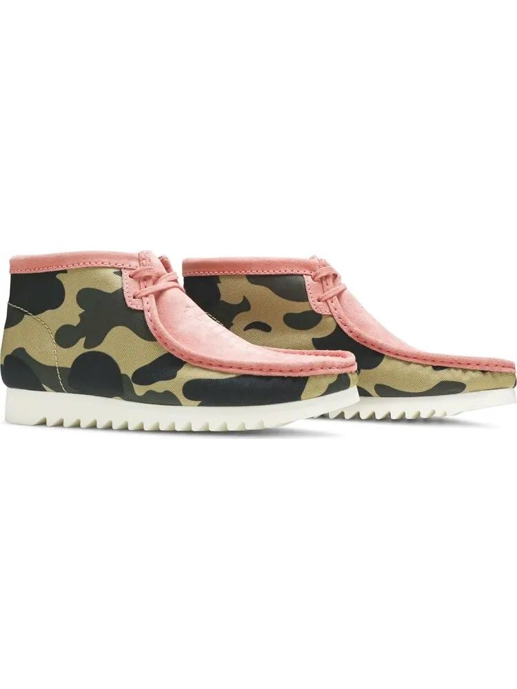 Кроссовки Clarks A Bathing Ape x Wallabee Coral Combi — изображение 8 из 8, мульти