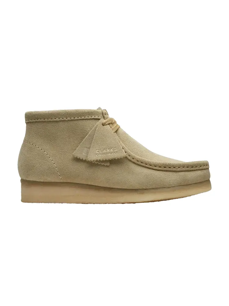 Ботинки женские Clarks Wallabee Maple Suede замшевые — изображение 1 из 1, кленовый