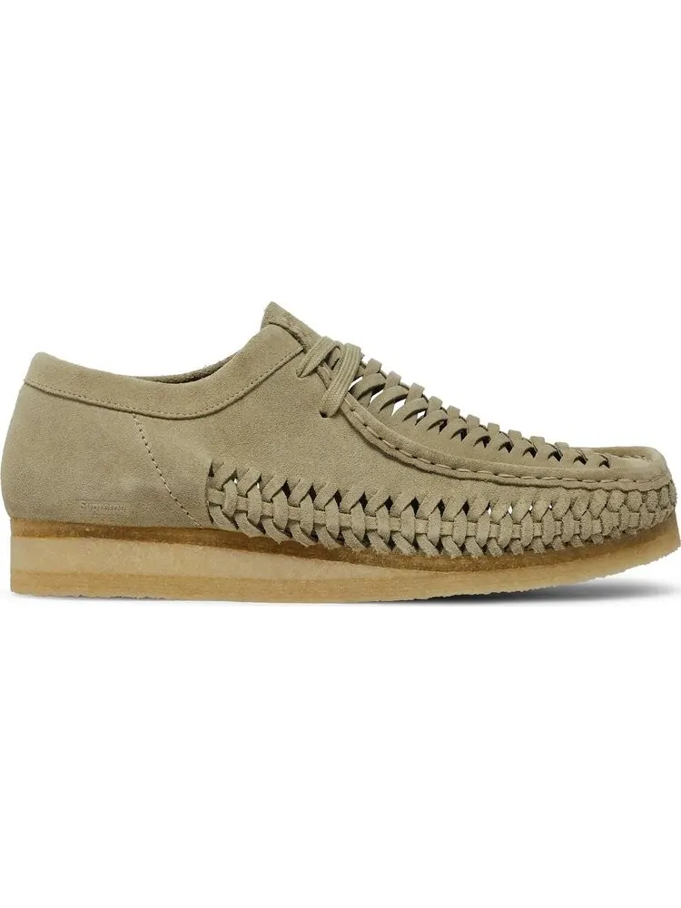 Кроссовки Clarks Supreme x Woven Wallabee Tan — изображение 1 из 8, загар