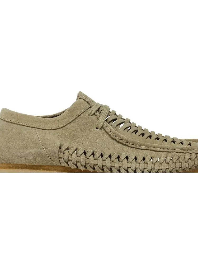 Кроссовки Clarks Supreme x Woven Wallabee Tan — изображение 2 из 8, загар
