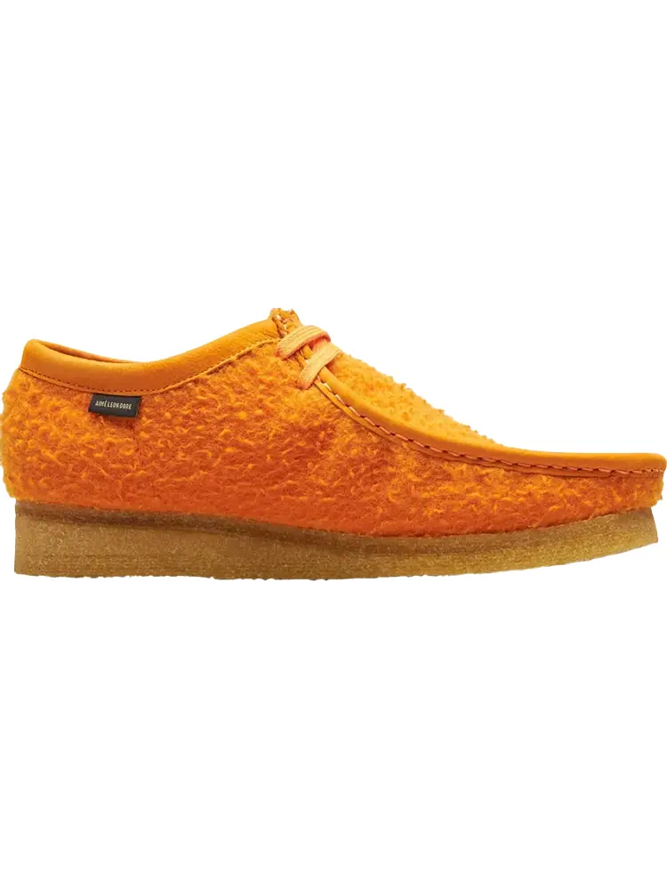 Кроссовки Clarks Aimé Leon Dore x Wallabee Casentino Wool Orange — изображение 1 из 1, оранжевый
