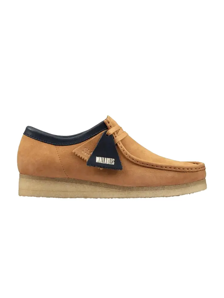 Кроссовки Clarks Wallabee 'Light Tan Nubuck' — изображение 1 из 1, светлый бежевый