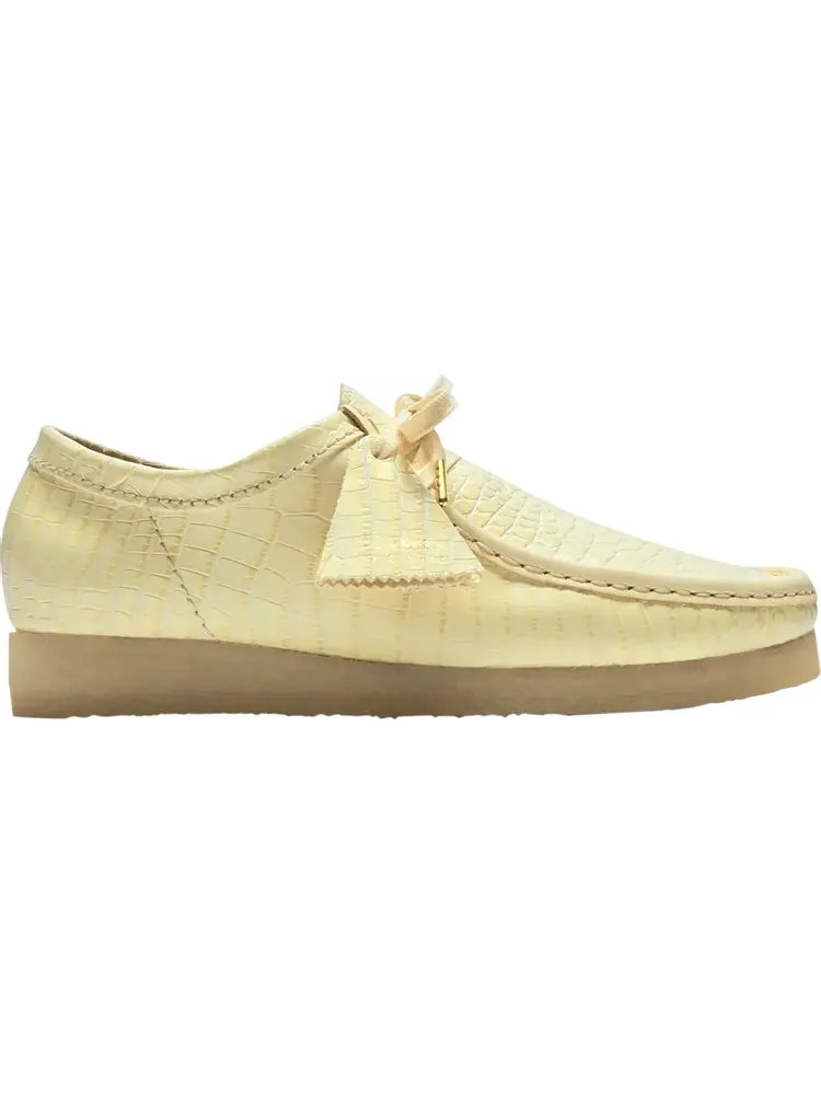 Кроссовки Clarks Packer Shoes x Wallabee Tan Croc — изображение 1 из 1, загар
