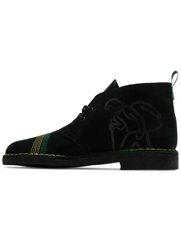 Ботинки Clarks Desert Boot 'Black', замша — изображение 3 из 4, черный