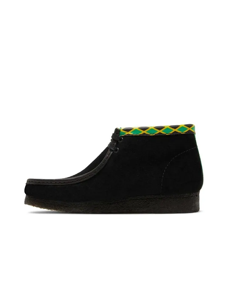 Кроссовки Clarks Wallabee Black, замша — изображение 3 из 6, черный